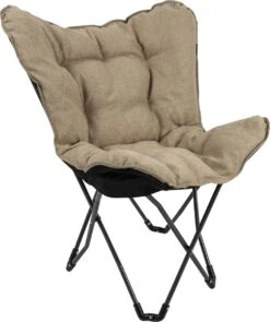 Bo-Camp - Urban Outdoor - Vlinderstoel - Grainger - M - Nika - Beige -Kampeeruitrusting 1005x1200
