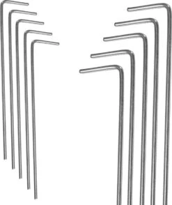 Springos Tentharingen | Haringen | Grondpennen | Staal | 10 Stuks -Kampeeruitrusting 1009x1200