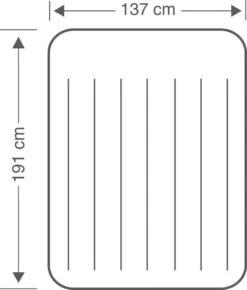 Intex Pillow Rest Classic Full Luchtbed - 2-persoons - 191x137x23 Cm -Kampeeruitrusting 1023x1200 7