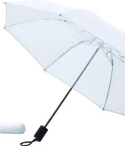 Merkloos Opvouwbare Paraplu Wit 85 Cm -Kampeeruitrusting 1028x1200 1