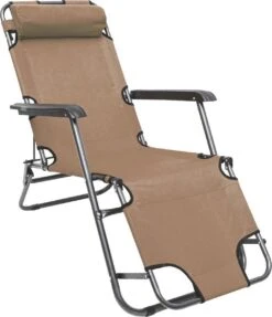 Ligstoel Opvouwbaar 155x60cm - Lichte Ligbed Relaxstoel Tuinstoel Campingstoel Strandstoel -Kampeeruitrusting 1033x1200