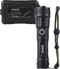 Zaklamp Led Oplaadbaar - Sterke 5000 MAh Batterij - 2000 Lumen - 5 Lichtmodi - USB - Zoom - 1 Jaar Garantie