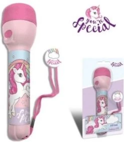 Kids Licensing Zaklamp Led Eenhoorn 21 Cm Roze - Unicorn - Kinder Zaklamp - Cadeau