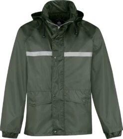 BJØRNSON Dusch Regenpak Dames & Heren - Waterdicht - Maat L - Olijfgroen -Kampeeruitrusting 1060x1200 3