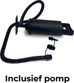 Deryan Cocoon Pop Up Tent - Luchtbed - Luchtpomp - 4 Persoons - Zilver -Kampeeruitrusting 1074x1200 1