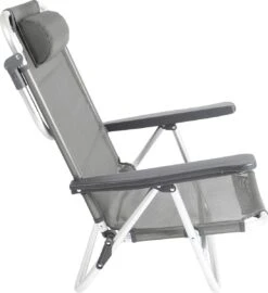 Bo-Camp Beach Chair - Monaco - Aluminium - Grijs -Kampeeruitrusting 1096x1200 1