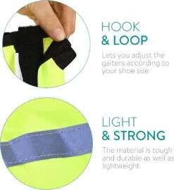 Navaris Overschoenen - 1 Paar Uniseks Schoenovertrekken - Waterdicht & Reflecterend - Beschermt Tegen Regen En Vuil - Verschillende Maten -Kampeeruitrusting 1098x1200 2