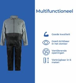 C-Line Regenpak Met Capuchon - Reflecterende Jas - Nieuw Model - Volwassen Maat M 15 C-Line Regenpak Met Capuchon - Reflecterende Jas - Nieuw Model - Volwassen Maat M -Kampeeruitrusting 1110x1200 7