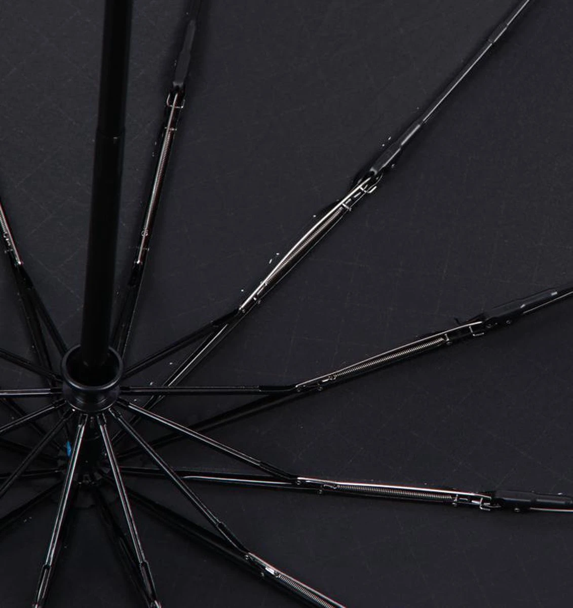 FlinQ Stormparaplu - Windbestendig - Snelheden Tot 120 Km/h - Zwart - Uitschuifbaar 7 FlinQ Stormparaplu - Windbestendig - Snelheden Tot 120 Km/h - Zwart - Uitschuifbaar - Afbeelding 7