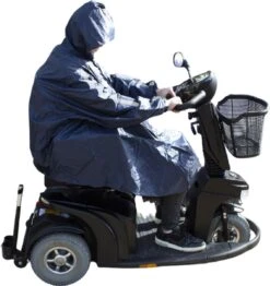 C-Line Poncho Scootmobiel - Blauw - Reflecterend 15 C-Line Poncho Scootmobiel - Blauw - Reflecterend -Kampeeruitrusting 1132x1200