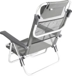 Bo-Camp Beach Chair - Monaco - Aluminium - Grijs -Kampeeruitrusting 1149x1200 1