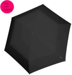 Knirps Ultra Series - Paraplu - Opvouwbaar - Zwart -Kampeeruitrusting 1154x1200 2