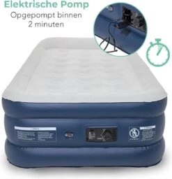 LifeGoods Luchtbed - 1 Persoons - Met Ingebouwde Pomp - Incl. Draagtas En Reparatiekit 13 LifeGoods Luchtbed - 1 Persoons - Met Ingebouwde Pomp - Incl. Draagtas En Reparatiekit -Kampeeruitrusting 1159x1200 6