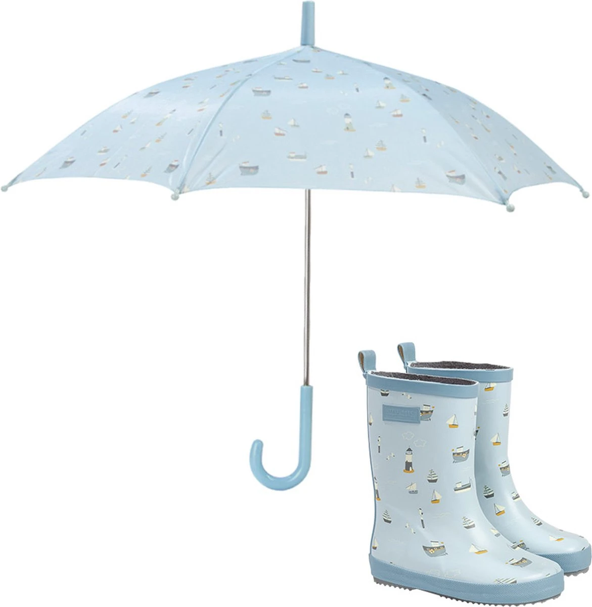 Little Dutch Regenlaars - Sailors Bay - Kinderregenlaarzen - Blauw - Mt 24/25 6 Little Dutch Regenlaars - Sailors Bay - Kinderregenlaarzen - Blauw - Mt 24/25 - Afbeelding 6