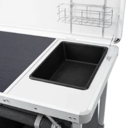 Campart Campingkeuken KI-0757 – Complete Keuken En Campingkast – Opvouwbaar En Inclusief Draagtas - Grijs -Kampeeruitrusting 1175x1200 1