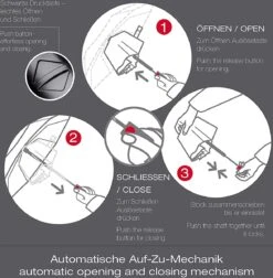 Knirps C205 - Medium Duomatic Windproof Paraplu -Black 6 Knirps C205 - Medium Duomatic Windproof Paraplu -Black -Kampeeruitrusting 1178x1200