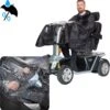 Merkloos Rolstoelhoes En Scootmobiel Hoes Poncho - Waterdicht - Deken Voetenzak Regencape Regenjas - Accessoires Hoes Rolstoel - Regenpak Regenjas - ONE-SIZE