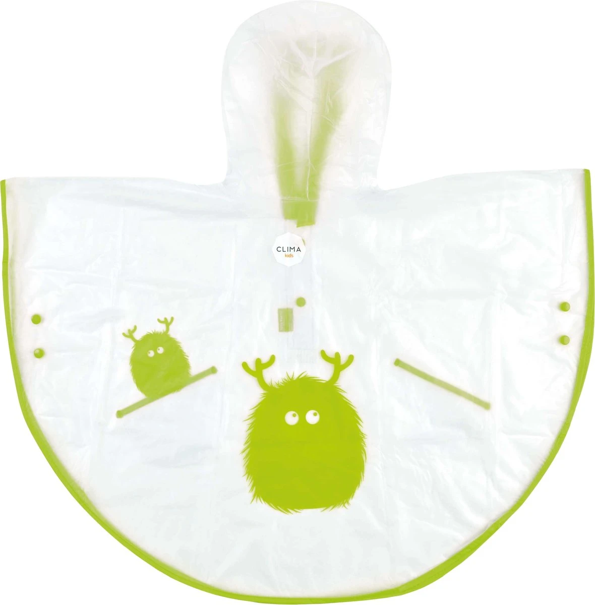 Clima Bisetti - Regenponcho Kinderen Lime Groen 2-4 Jaar - Regenponcho Peuter - Regenponcho Kind 2 Clima Bisetti - Regenponcho Kinderen Lime Groen 2-4 Jaar - Regenponcho Peuter - Regenponcho Kind - Afbeelding 2