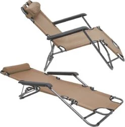 Ligstoel Opvouwbaar 155x60cm - Lichte Ligbed Relaxstoel Tuinstoel Campingstoel Strandstoel -Kampeeruitrusting 1186x1200