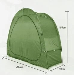 Merkloos Fietstent, Beschermhoes Fietsenschuur, Tent Voor Camping In De Open Lucht-groen 200*80*165CM -Kampeeruitrusting 1191x1200