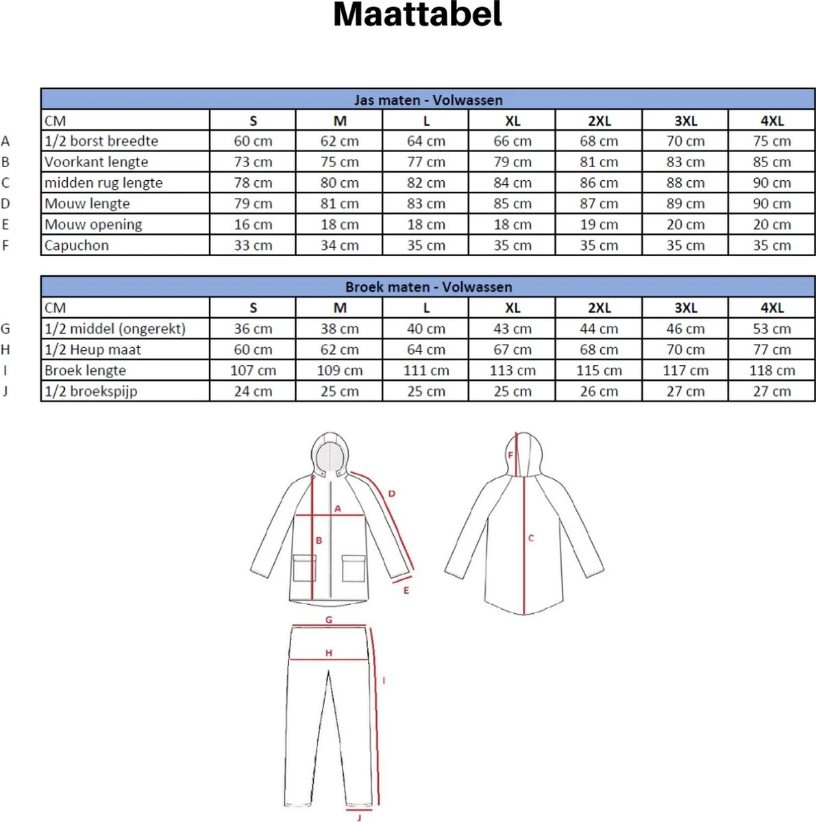 C-Line Regenpak Met Capuchon - Blauw - Reflecterend - Nieuw Model - Kinder Maat 158/164 14 C-Line Regenpak Met Capuchon - Blauw - Reflecterend - Nieuw Model - Kinder Maat 158/164 - Afbeelding 14