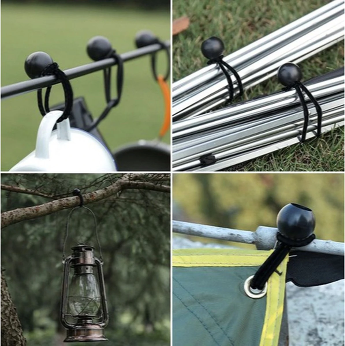 Elastische Tentspanner Met Bal 16 Tot 30 Cm- Spanelastiek - Tent - Spanner Met Plastic Bal 4 Elastische Tentspanner Met Bal 16 Tot 30 Cm- Spanelastiek - Tent - Spanner Met Plastic Bal - Afbeelding 4