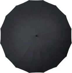 Falcone Herenparaplu Met Houten Stok - Ø 125 Cm - Zwart -Kampeeruitrusting 1195x1200 10