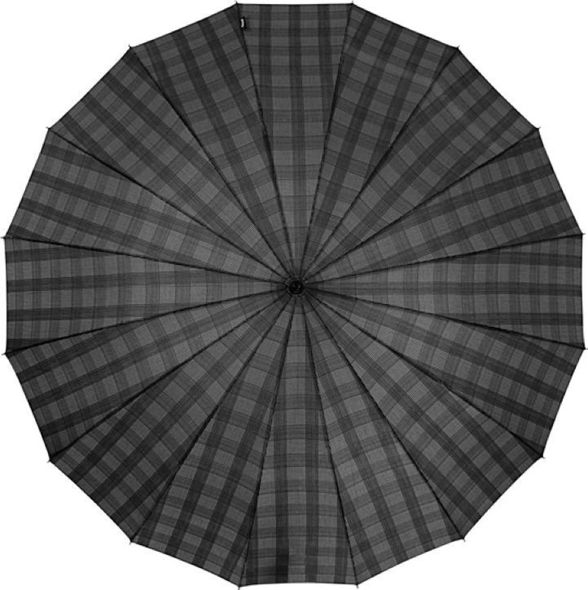 Falconetti Stokparaplu 16 Baans Dessin Grijs Blok 3 Falconetti Stokparaplu 16 Baans Dessin Grijs Blok - Afbeelding 3