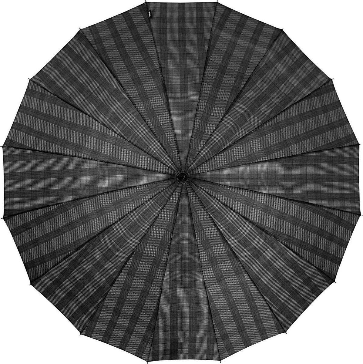 Falconetti Stokparaplu 16 Baans Dessin Grijs Blok 2 Falconetti Stokparaplu 16 Baans Dessin Grijs Blok - Afbeelding 2