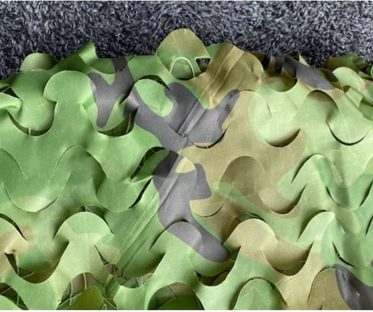 Camouflagenet 4 Meter Proloo. Hoogte 1,80x Lengte 4mtr - Camonet - Tuinnet - Schaduwdoek 3 Camouflagenet 4 Meter Proloo. Hoogte 1,80x Lengte 4mtr - Camonet - Tuinnet - Schaduwdoek - Afbeelding 3