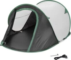 JEMIDI Tweepersoons Pop-up Tent - Opgooitent, Werptent Voor 2 Personen - Ideaal Als Festivaltent Of Kampeertent - Verschillende Kleuren -Kampeeruitrusting 1200x1008