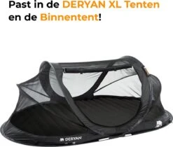 Deryan Cocoon Pop Up Tent - Luchtbed - Luchtpomp - 4 Persoons - Zilver -Kampeeruitrusting 1200x1021 1