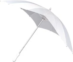 Impliva - Hartvormige Paraplu - UV-Bescherming - Ø 84 Cm - Wit -Kampeeruitrusting 1200x1030