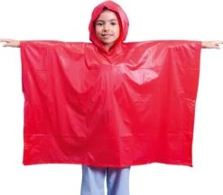Merkloos Regenponcho - Regenjas - Regenkleding - Kinderen - Jongens - Meisjes - Herbruikbaar - One-size - PVC- Rood 12 Merkloos Regenponcho - Regenjas - Regenkleding - Kinderen - Jongens - Meisjes - Herbruikbaar - One-size - PVC- Rood -Kampeeruitrusting 1200x1056 3