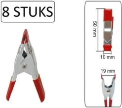 Benson Metalen Veerklem - 50 Mm - 8 Stuks -Kampeeruitrusting 1200x1060 2