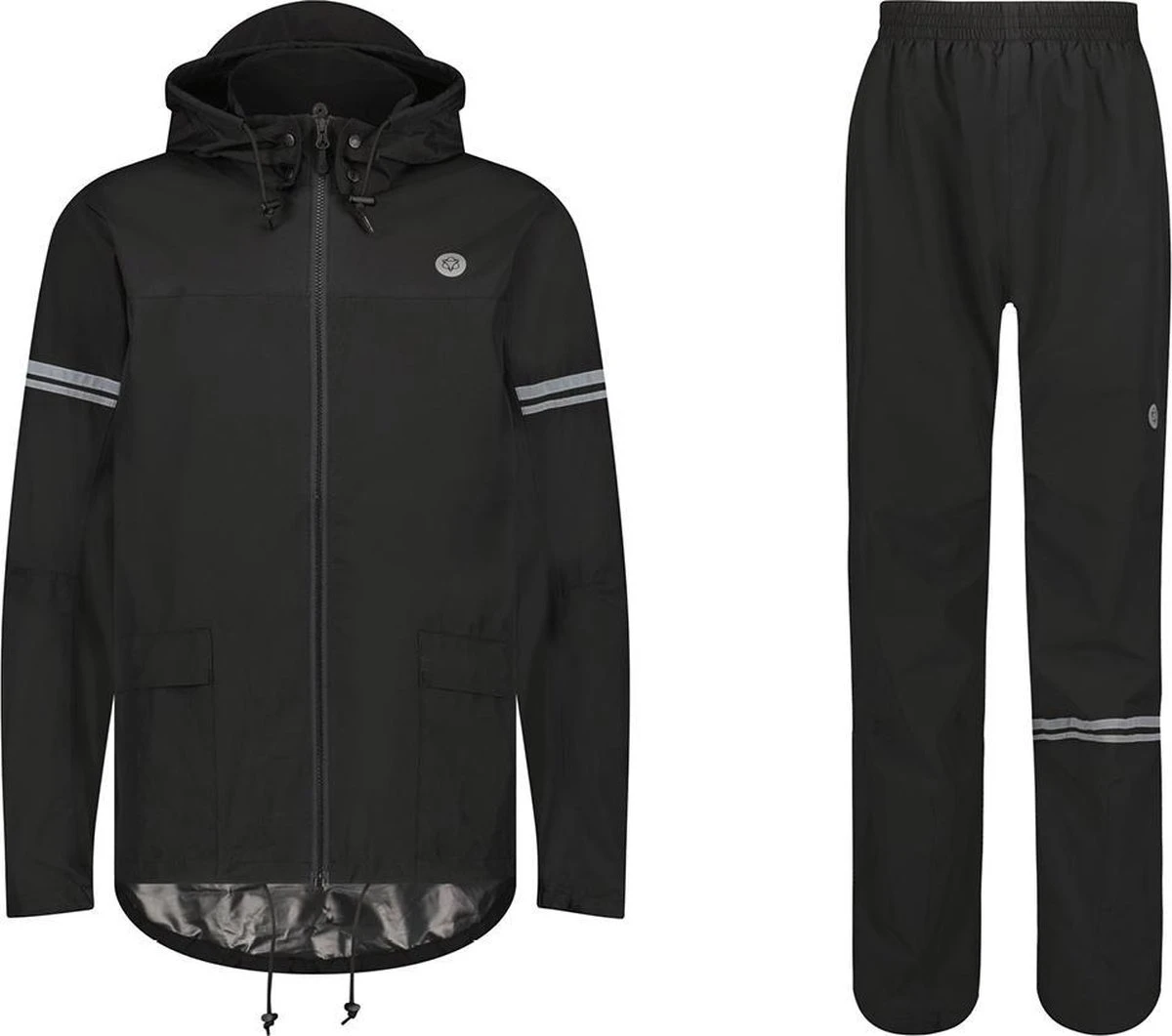 AGU Original Regenpak Essential - Zwart - L - Dames & Heren - Waterdicht & Ademend 17 AGU Original Regenpak Essential - Zwart - L - Dames & Heren - Waterdicht & Ademend - Afbeelding 17