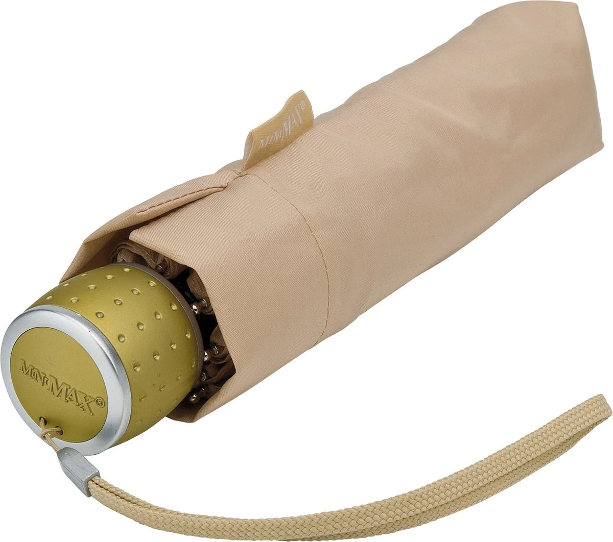 MiniMAX - Opvouwbare Paraplu - Windproof - Ø 100 Cm - Beige 3 MiniMAX - Opvouwbare Paraplu - Windproof - Ø 100 Cm - Beige - Afbeelding 3