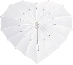 Impliva - Hartvormige Paraplu - UV-Bescherming - Ø 84 Cm - Wit -Kampeeruitrusting 1200x1072 3