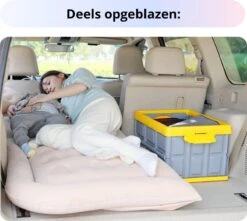 Opblaasbaar Auto Matras - Auto Luchtbed Grijs - Achterbank En Achterbak - Tweepersoons 3-in-1 Universeel Automatras - Inclusief Elektrische Pomp En Accessoires - Kampeer Luchtbed Voor Reizen -Kampeeruitrusting 1200x1076 23