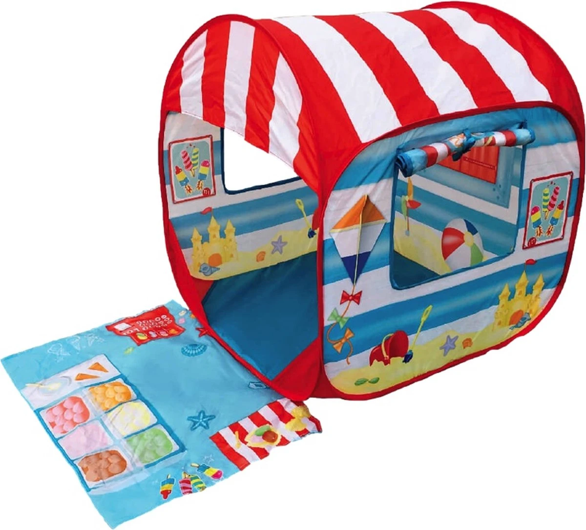 Pop-Up Strandtent: Beach Hut - Speeltent 1 Pop-Up Strandtent: Beach Hut - Speeltent