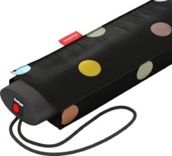 Reisenthel Umbrella Pocket Mini Opvouwbare Mini Paraplu - ø 97 Cm - Dots Zwart -Kampeeruitrusting 1200x1089 4