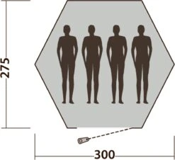 Easy Camp Tent Bolide 400 - Rood - 4 Persoons -Kampeeruitrusting 1200x1096