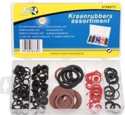 Topgear Kraanleer - Sanitair O - Ring Set - Assortimentbox - 125 Stuks -Kampeeruitrusting 1200x1102