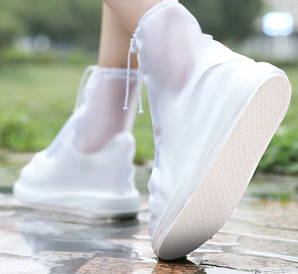 Unisex Waterdichte Overschoenen Met Rits En Aantrekkoord - Maat L 37/38 - Herbruikbaar – Transparant - Anti Slip Regen Overschoen - Schoenhoesjes - Waterdichte Schoenbeschermers - Regenhoes – Schoenovertek - Regenlaarzen 10 Unisex Waterdichte Overschoenen Met Rits En Aantrekkoord - Maat L 37/38 - Herbruikbaar – Transparant - Anti Slip Regen Overschoen - Schoenhoesjes - Waterdichte Schoenbeschermers - Regenhoes – Schoenovertek - Regenlaarzen - Afbeelding 10