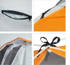 Relaxdays Strandtent Pop-up - Omkleedtent - 145x180 Cm - 2-3 Personen - Beachtent -compact - Oranje 16 Relaxdays Strandtent Pop-up - Omkleedtent - 145x180 Cm - 2-3 Personen - Beachtent -compact - Oranje -Kampeeruitrusting 1200x1113