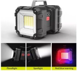 Zoeklicht Led, Led Zaklamp, Schijnwerper Led, Bouwlamp, Ledlamp Op Accu, Noodverlichting, Schijnlicht Led, Handlamp Led -Kampeeruitrusting 1200x1114 4