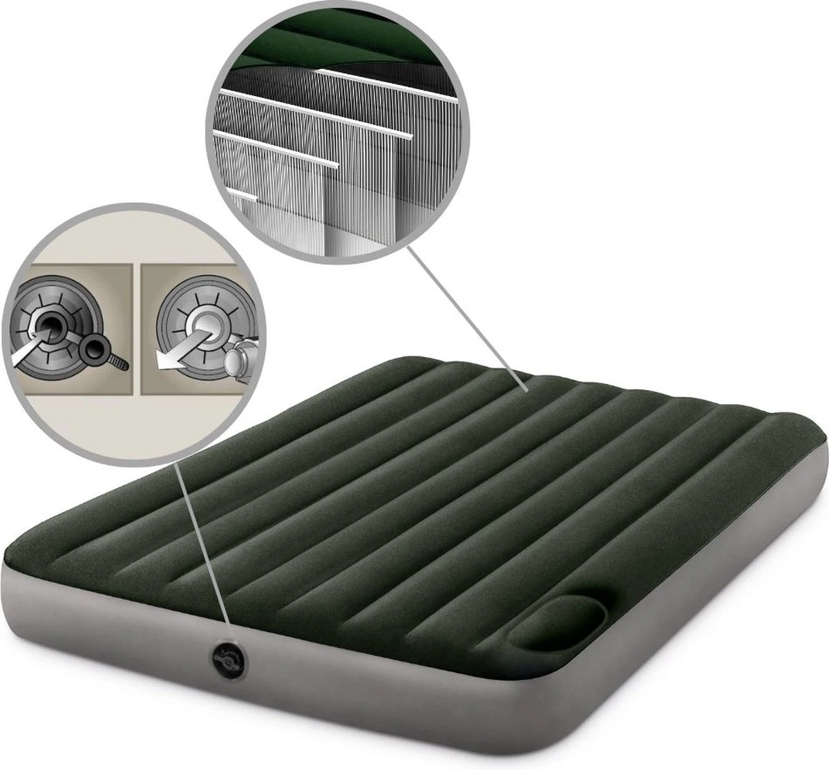 Intex Downy Luchtbed - 2-persoons - 152x203x22cm 9 Intex Downy Luchtbed - 2-persoons - 152x203x22cm - Afbeelding 9