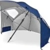 Sport-Brella - Premiere Strandtent - Windscherm - Tochtscherm - Tochtscherm - Stormparaplu - Zonnescherml - Blauw