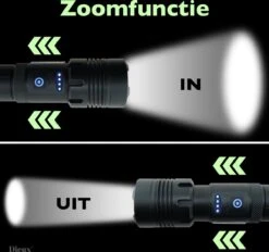 Dieux - Militaire Led Zaklamp - Oplaadbaar - IP44 Waterdicht En Schokbestendig - 7 Lichtstanden - Opbergbox - Outdoor Kamperen - Survival - Gadgets - Pasen -Kampeeruitrusting 1200x1128 5