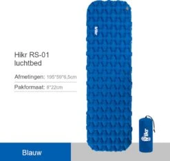 Hikr® Luchtbed - Slaapmat - Opblaasbaar Matras - Lichtgewicht - Outdoor - Camping - Hiking & Wandelen 15 Hikr® Luchtbed - Slaapmat - Opblaasbaar Matras - Lichtgewicht - Outdoor - Camping - Hiking & Wandelen -Kampeeruitrusting 1200x1138 5